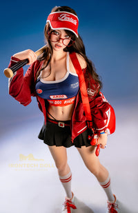 Irontech Oriental Series 161cm F Cup Silicone Sex Doll T4 Evie Baseball Girl ROS MAX