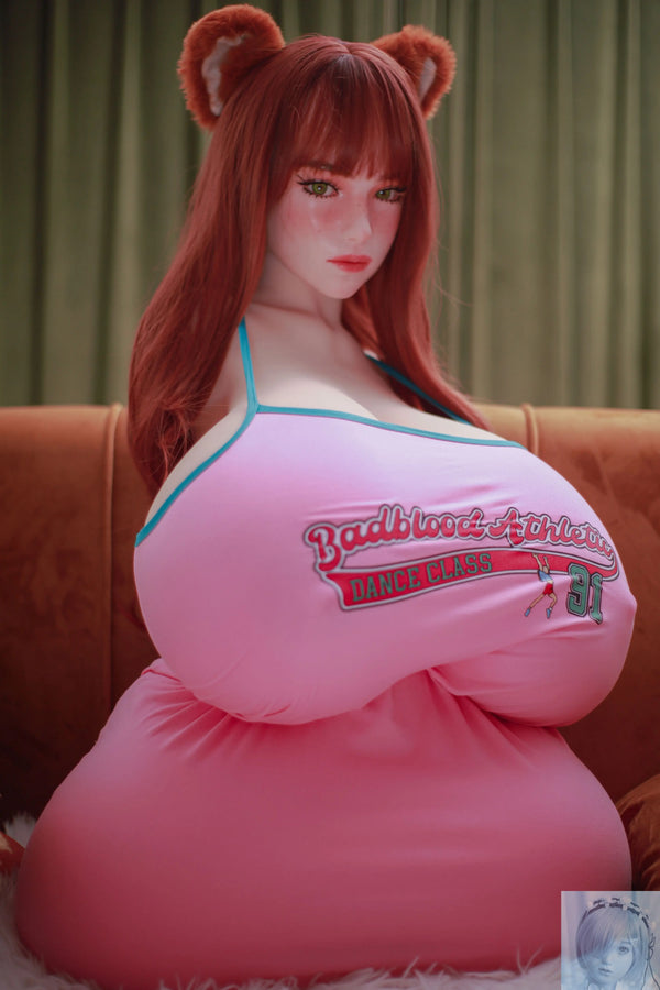 Climax Doll Female BW82 TPE Torso Huge Gel Breast Cinnamon Climax Doll