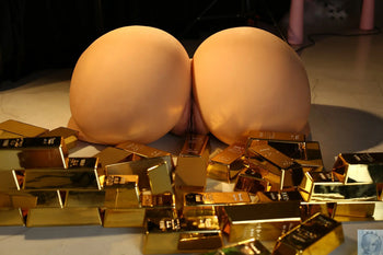 Climax Doll Female TPE R3 Gold Big Butt(74cm width) Super Fat Big Butt Climax Doll