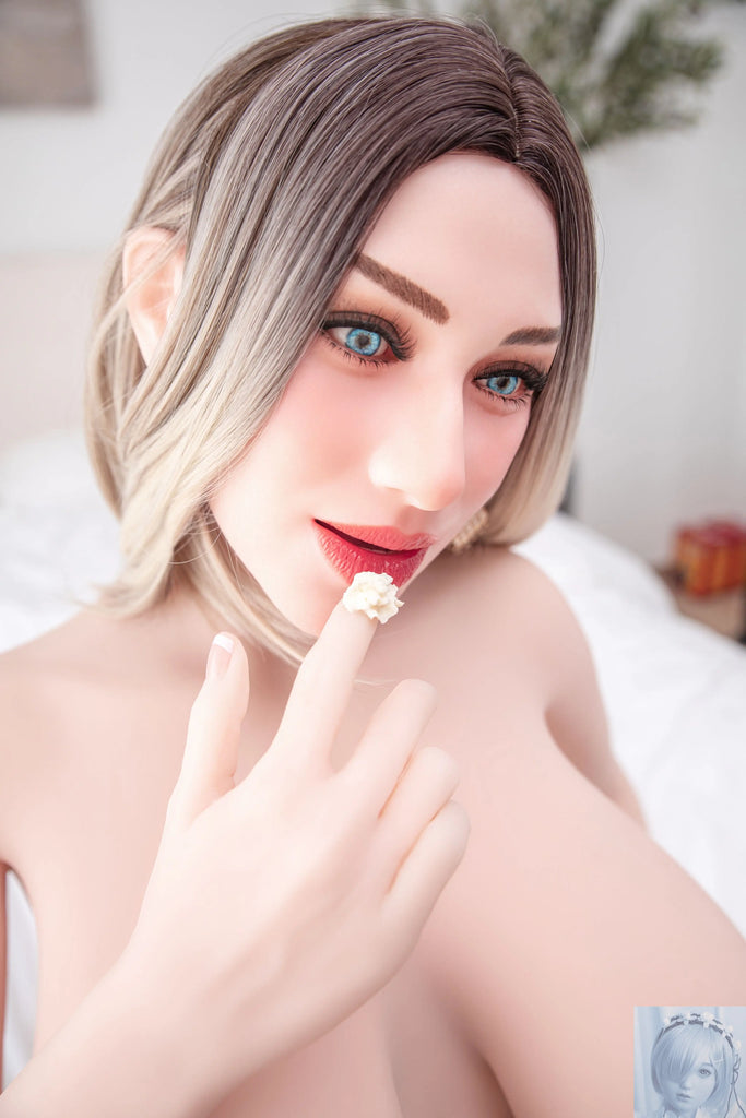 Climax Doll Pro Series 159cm H Cup TPE+Silicone Head Sex Doll Ava Climax Doll
