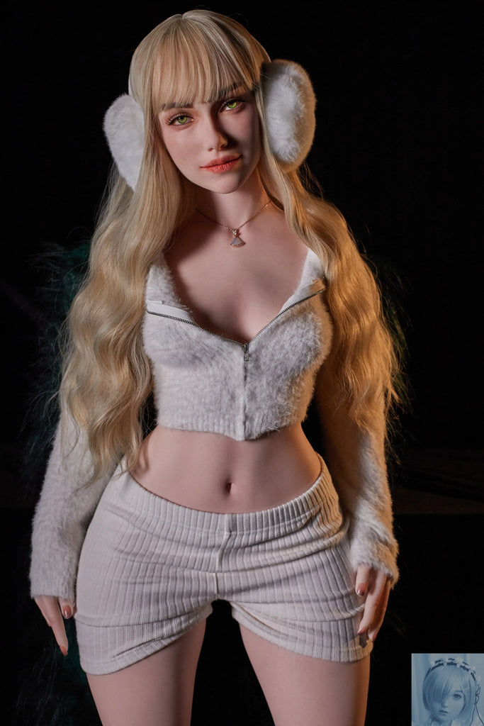 Climax Doll Ultra-Realistic SiW 160cm A Cup Silicone Sex Doll Imani Climax Doll