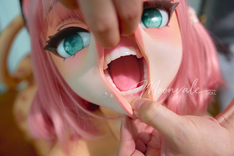 Moonvale Doll 155cm B Cup Silicone Sex Doll Lyora Pink Hair