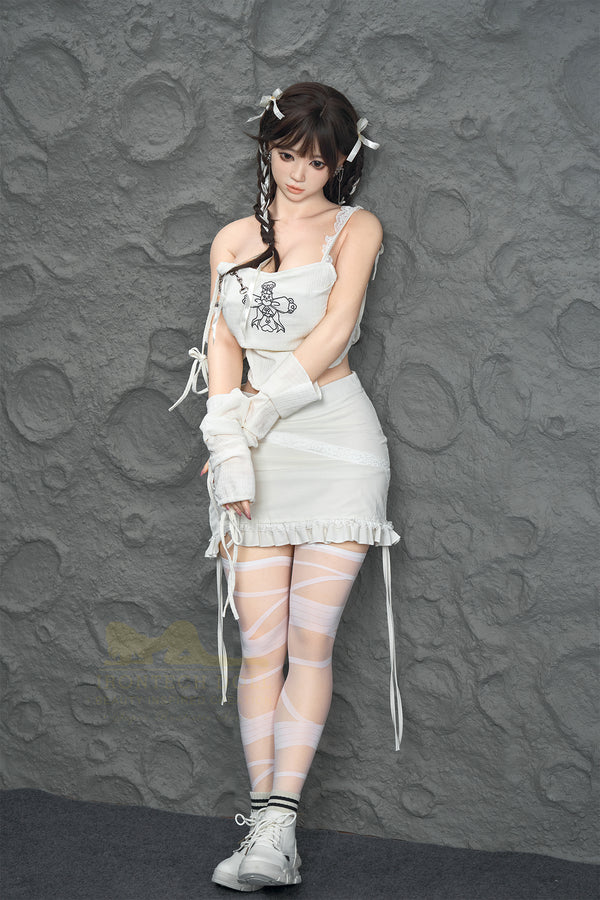 Irontech Wonder Dolly Series 158T F Cup Silicone Sex Doll T3 Nia White Ribbon