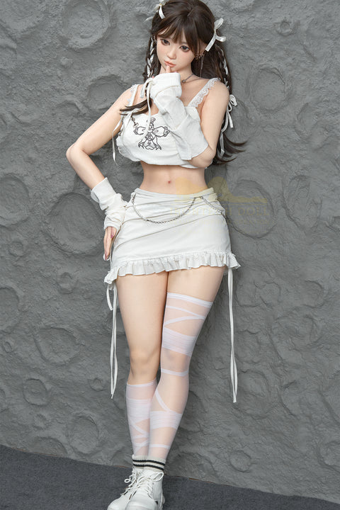 Irontech Wonder Dolly Series 158T F Cup Silicone Sex Doll T3 Nia White Ribbon
