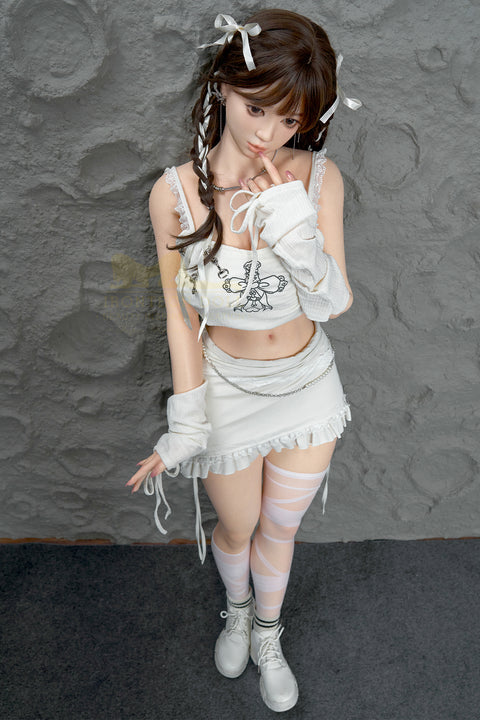 Irontech Wonder Dolly Series 158T F Cup Silicone Sex Doll T3 Nia White Ribbon