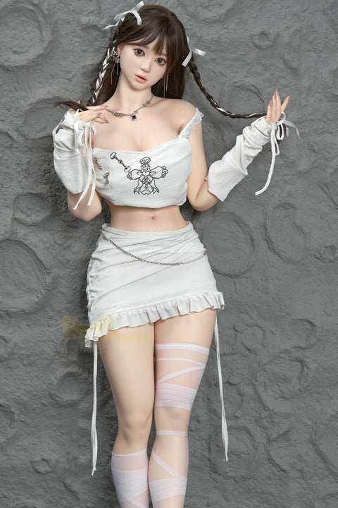 Irontech Wonder Dolly Series 158T F Cup Silicone Sex Doll T3 Nia White Ribbon