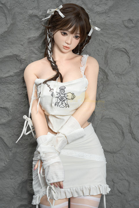 Irontech Wonder Dolly Series 158T F Cup Silicone Sex Doll T3 Nia White Ribbon
