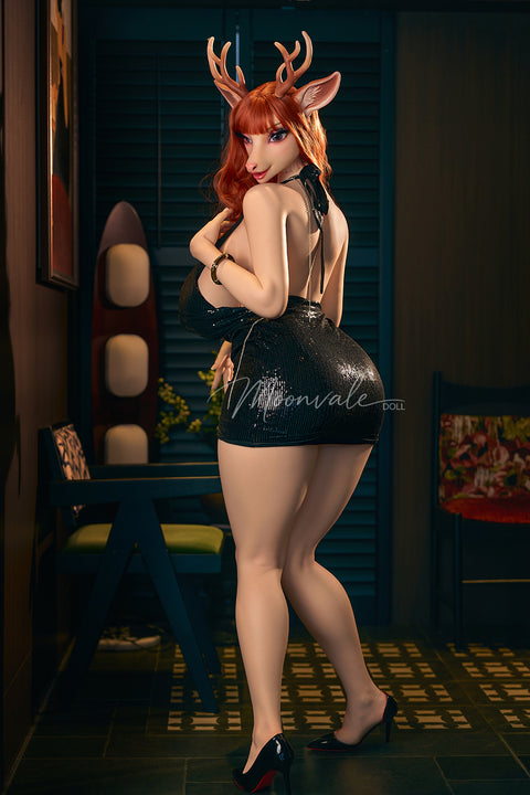 Moonvale Doll 170cm G Cup Silicone Sex Doll Cerina Red Hair