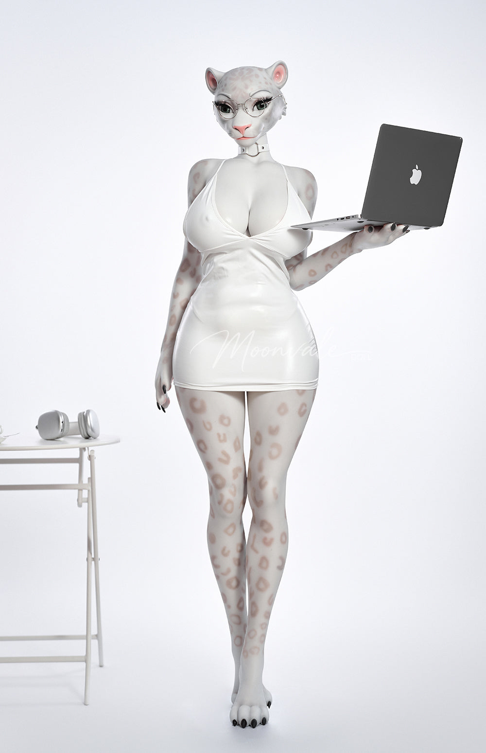 Moonvale Doll 165cm D Cup Silicone Sex Doll Velara White Leopard
