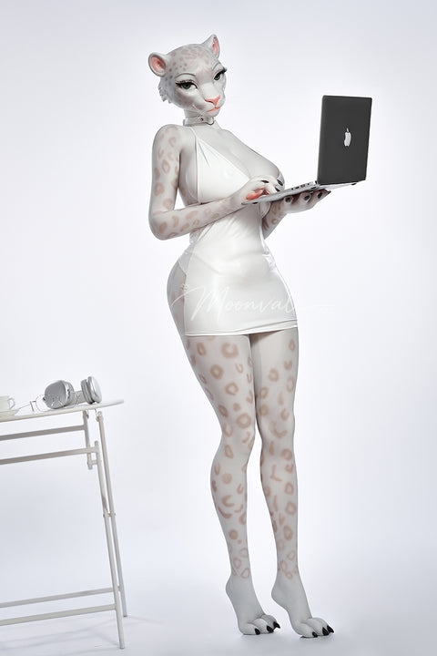 Moonvale Doll 165cm D Cup Silicone Sex Doll Velara White Leopard