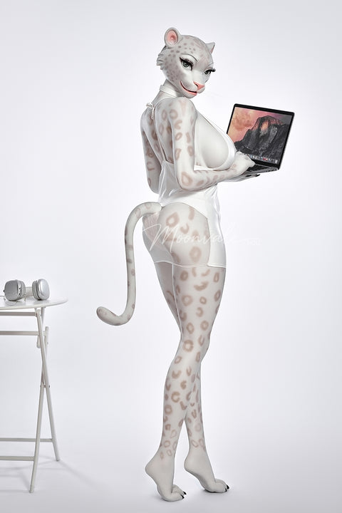 Moonvale Doll 165cm D Cup Silicone Sex Doll Velara White Leopard