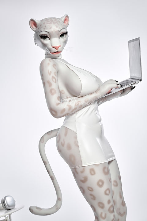 Moonvale Doll 165cm D Cup Silicone Sex Doll Velara White Leopard