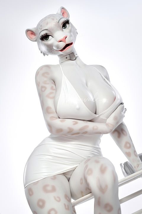 Moonvale Doll 165cm D Cup Silicone Sex Doll Velara White Leopard