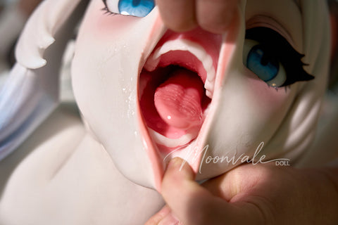 Moonvale Doll 155cm B Cup Silicone Sex Doll Lyora Silver Hair