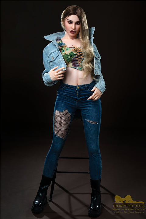 IronTech 168cm Silicone B Cup Sex Doll Pearl Irontech