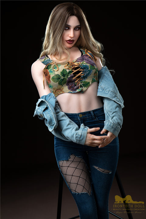 IronTech 168cm Silicone B Cup Sex Doll Pearl Irontech