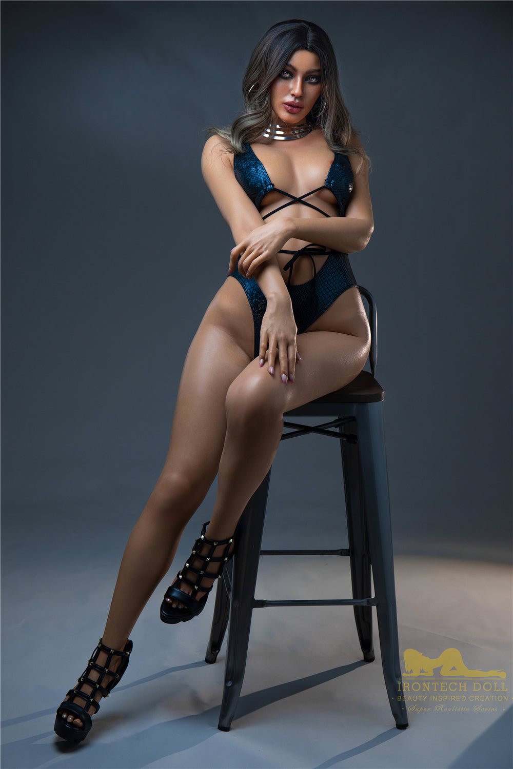 IronTech 166cm Minus Silicone A Cup Sex Doll Hedy Irontech