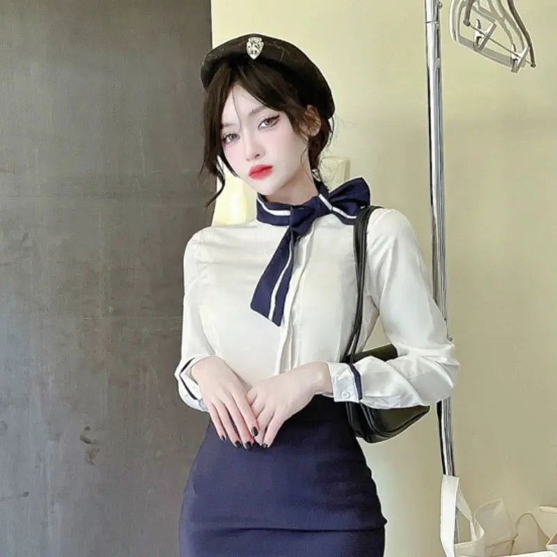 Elegant Stewardess Uniform lovedollsenpai