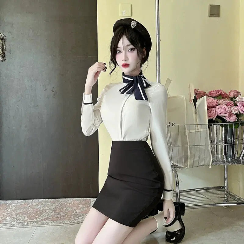 Elegant Stewardess Uniform lovedollsenpai