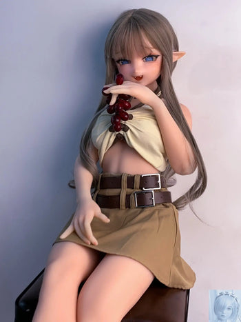 ElsaBabe 125cm 140cm 148cm 150cm 153cm Anime Style TPE or Platinum Silicone Sex Doll Ijuin Mai Elsa Babe