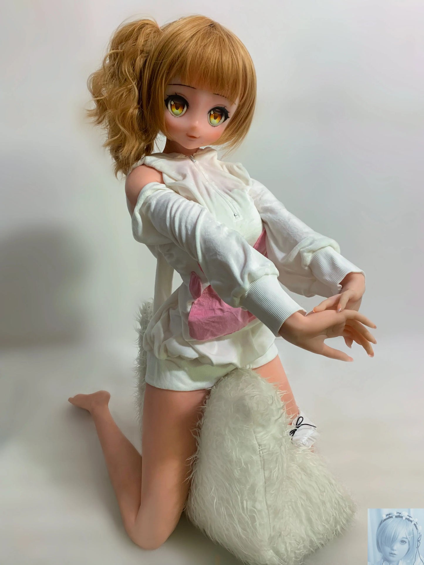 ElsaBabe 125cm 140cm 148cm 150cm 153cm Anime Style TPE or Platinum Silicone Sex Doll Ishikawa Kiyomi Elsa Babe