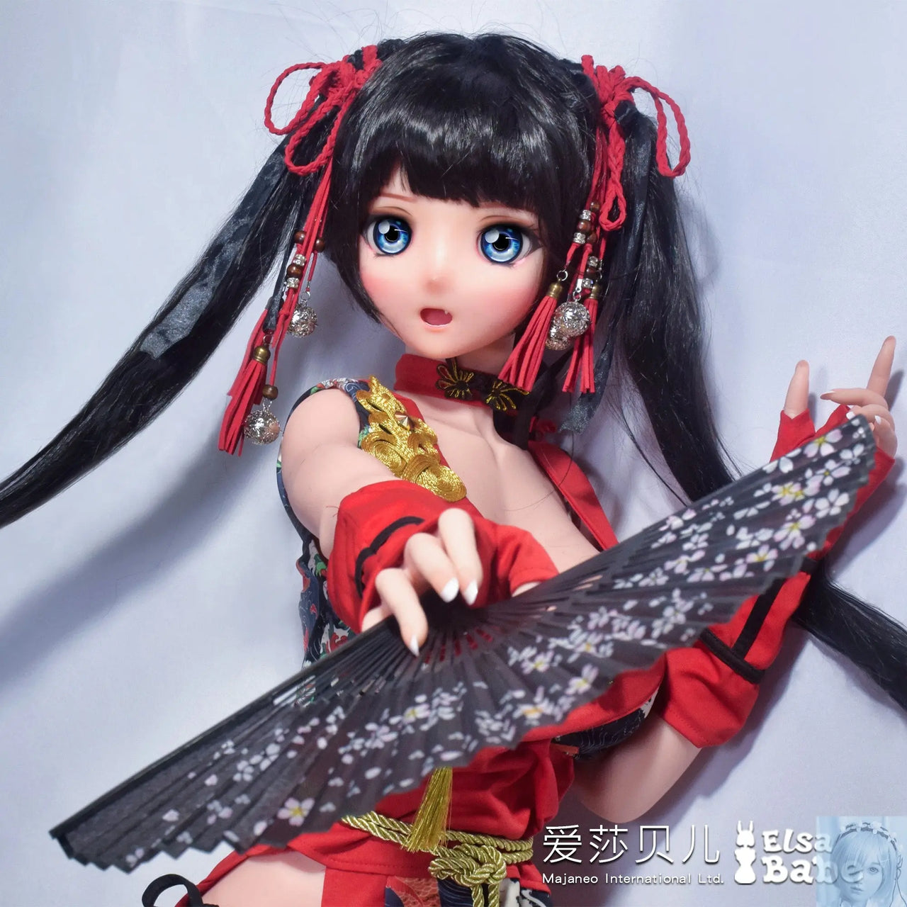 ElsaBabe 125cm 140cm 148cm 150cm 153cm Anime Style TPE or Platinum Silicone Sex Doll Kurai Chiaki Elsa Babe