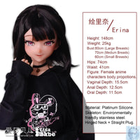 ElsaBabe 125cm 140cm 148cm 150cm 153cm Anime Style TPE or Platinum Silicone Sex Doll Matsuzaka Erina Elsa Babe
