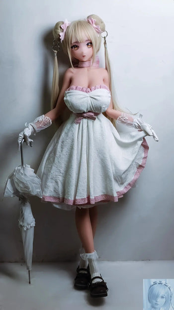 ElsaBabe 125cm 140cm 148cm 150cm 153cm Anime Style TPE or Platinum Silicone Sex Doll Utashiro Shiori Elsa Babe