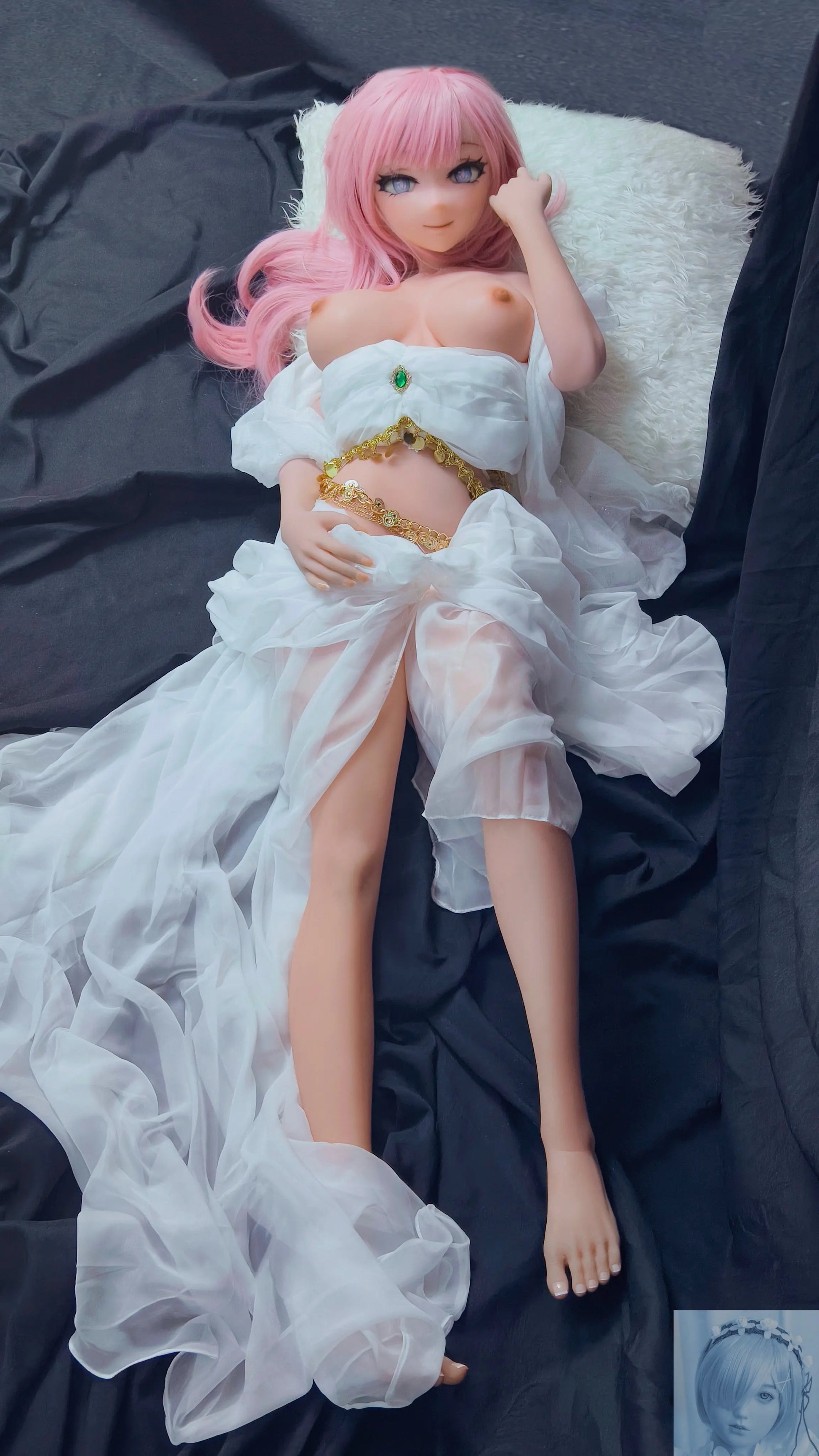 ElsaBabe 125cm 140cm 148cm 150cm 153cm Fantasy Style TPE or Platinum Silicone Sex Doll Aihara Mirai Elsa Babe