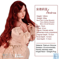 ElsaBabe 125cm 140cm 148cm 150cm 153cm Fantasy Style TPE or Platinum Silicone Sex Doll Andrea Cooper Elsa Babe