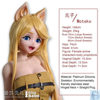 ElsaBabe 125cm 140cm 148cm 150cm 153cm Fantasy Style TPE or Platinum Silicone Sex Doll Kata Motoko Elsa Babe