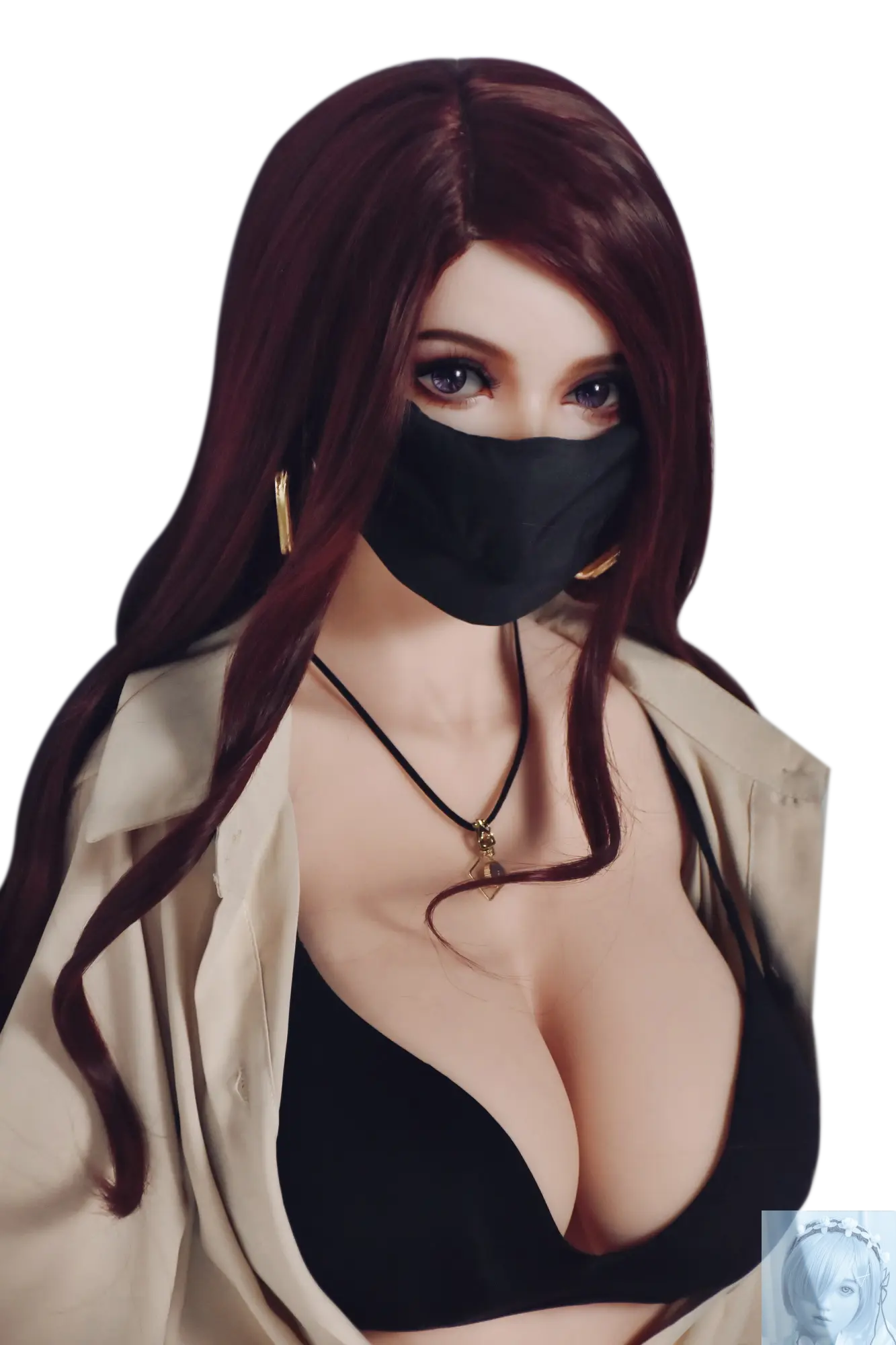 ElsaBabe 125cm 140cm 148cm 150cm 153cm Fantasy Style TPE or Platinum Silicone Sex Doll Kurokawa Mio Elsa Babe