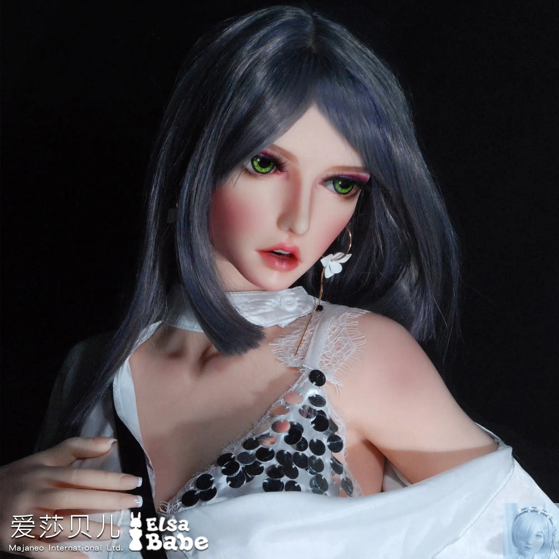 ElsaBabe 125cm 140cm 148cm 150cm 153cm Fantasy Style TPE or Platinum Silicone Sex Doll Kurosawa Misa Elsa Babe