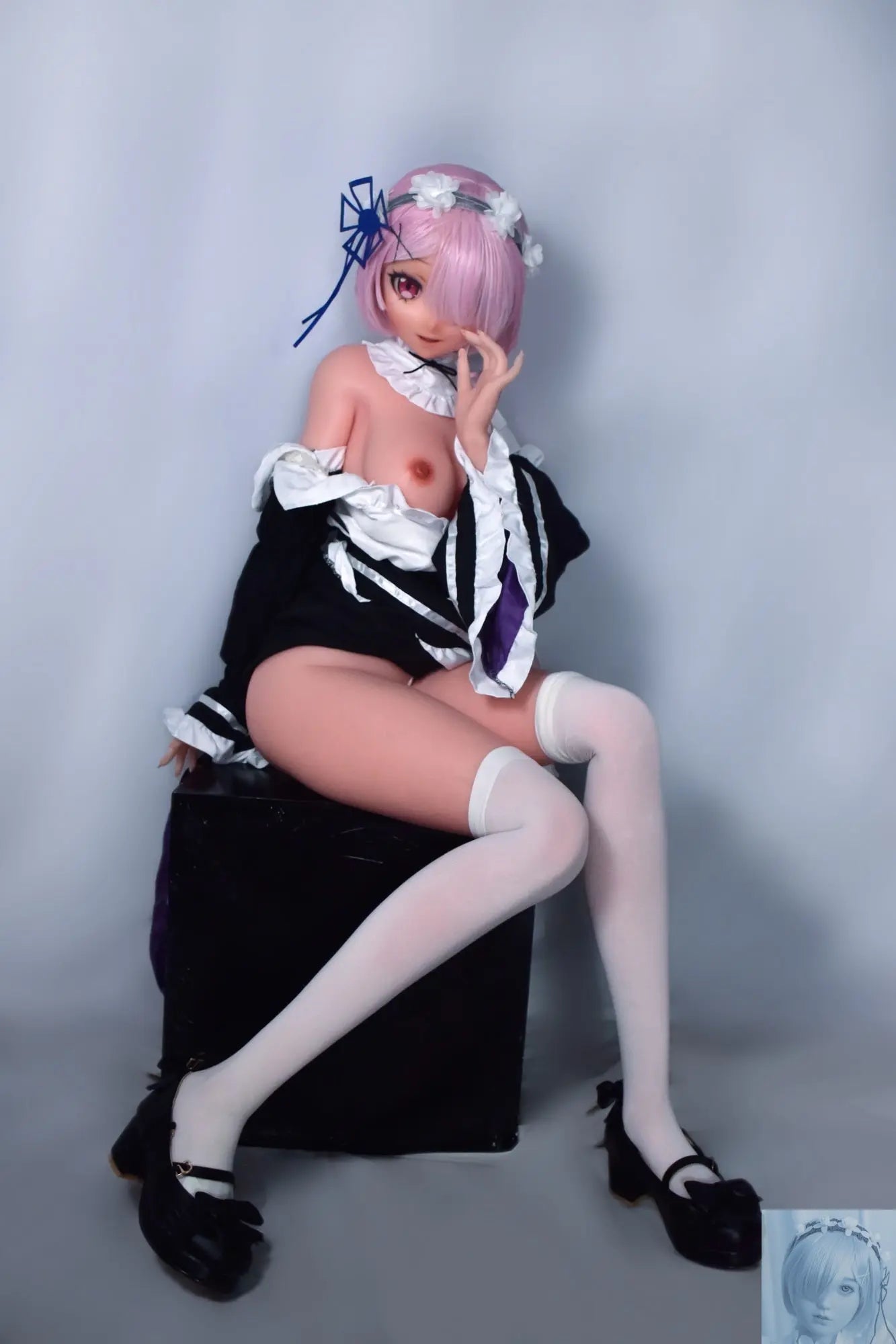 ElsaBabe 125cm 140cm 148cm 150cm 153cm Fantasy Style TPE or Platinum Silicone Sex Doll Mishima Miyo Elsa Babe