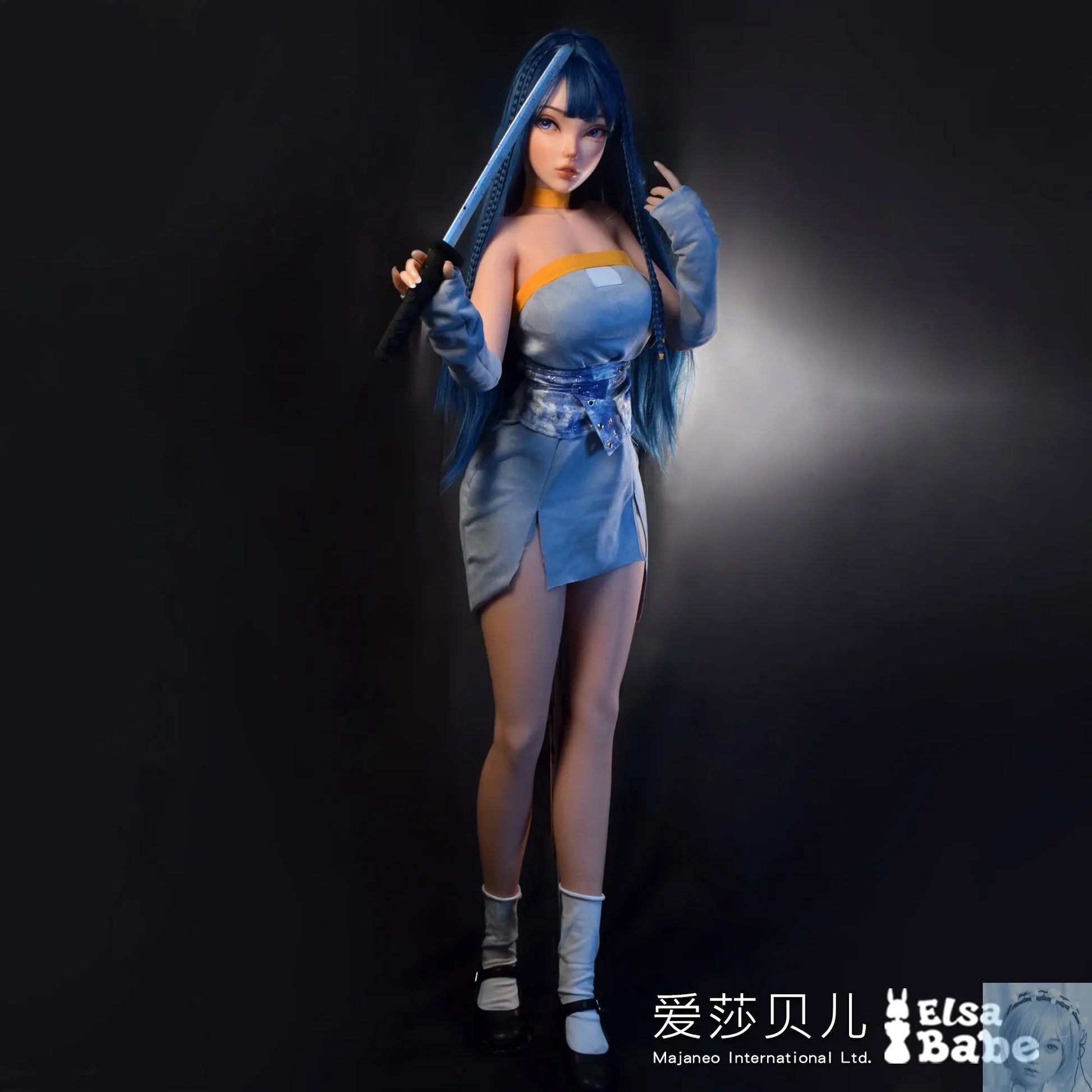 ElsaBabe 125cm 140cm 148cm 150cm 153cm Fantasy Style TPE or Platinum Silicone Sex Doll Miyamoto Kyoko Elsa Babe