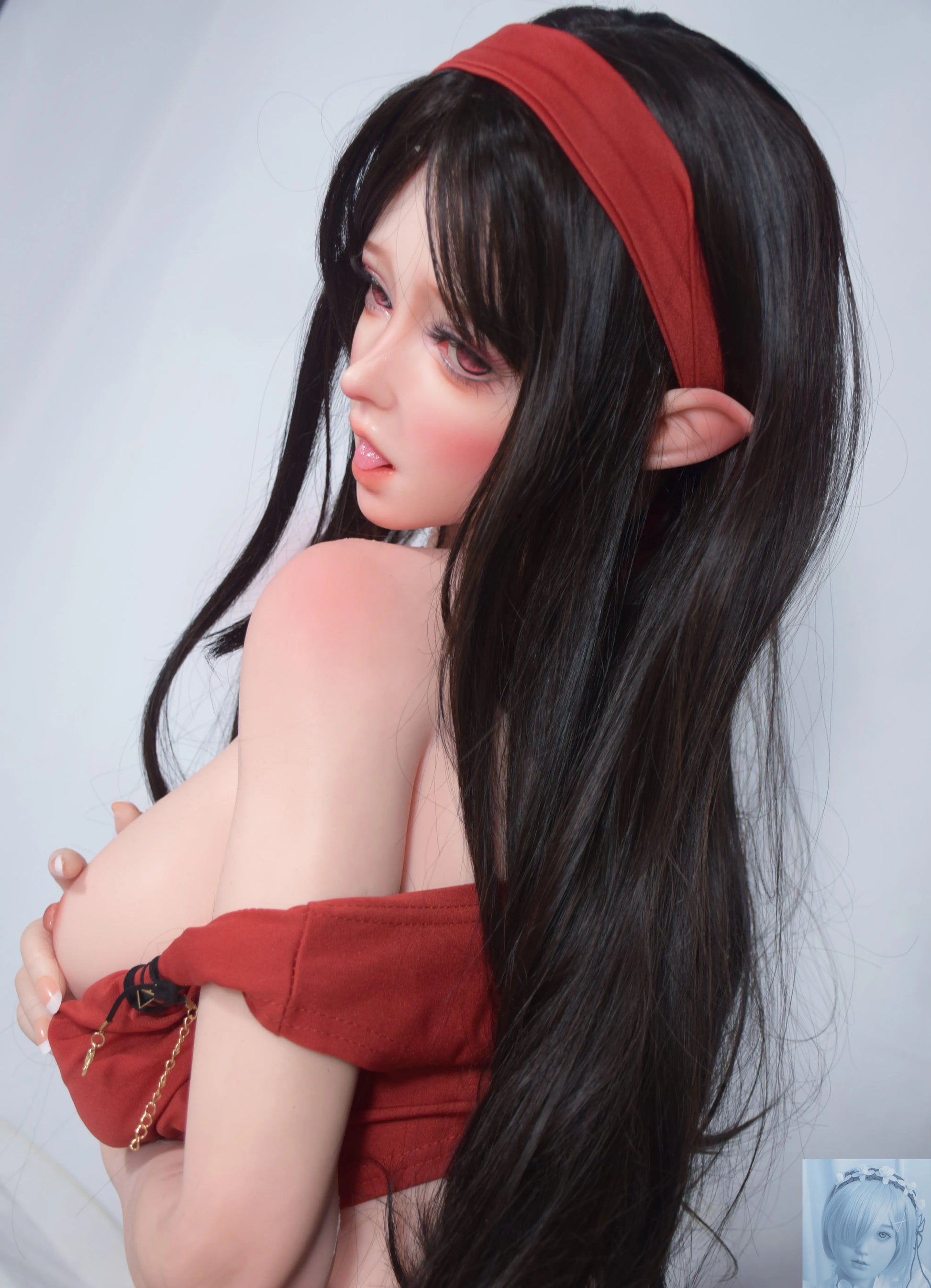 ElsaBabe 125cm 140cm 148cm 150cm 153cm Fantasy Style TPE or Platinum Silicone Sex Doll Nagashima Sakuma Hanasaki Elsa Babe