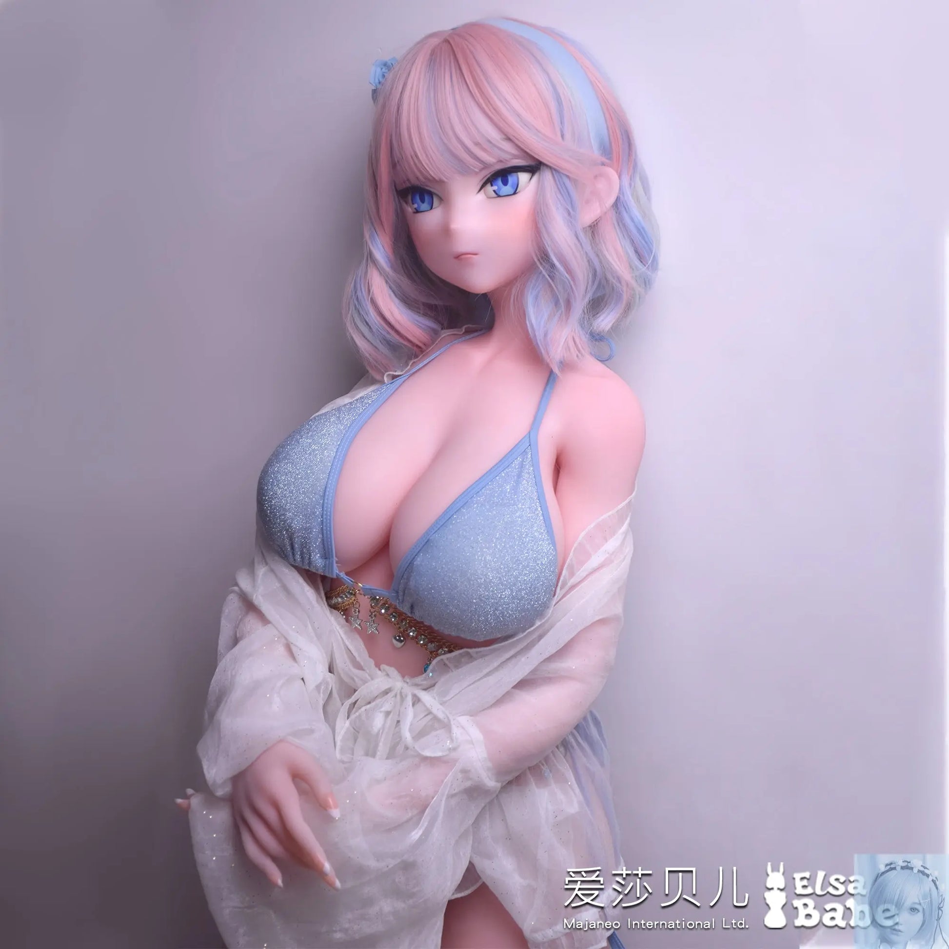 ElsaBabe 125cm 140cm 148cm 150cm 153cm Fantasy Style TPE or Platinum Silicone Sex Doll Natsuki Asuka Elsa Babe