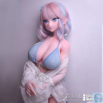 ElsaBabe 125cm 140cm 148cm 150cm 153cm Fantasy Style TPE or Platinum Silicone Sex Doll Natsuki Asuka Elsa Babe