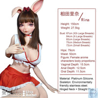 ElsaBabe 125cm 140cm 148cm 150cm 153cm Fantasy Style TPE or Platinum Silicone Sex Doll Rina Elsa Babe