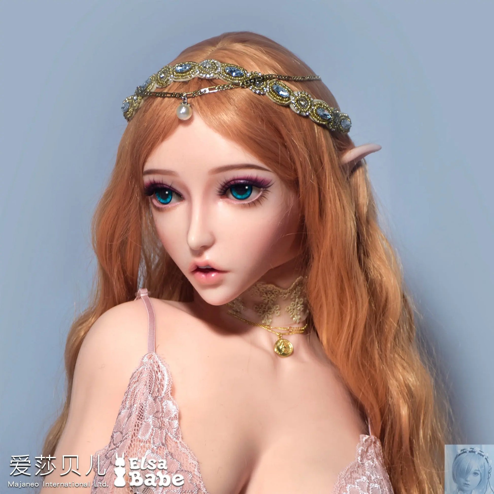 ElsaBabe 125cm 140cm 148cm 150cm 153cm Fantasy Style TPE or Platinum Silicone Sex Doll Suzuki Chihino Elsa Babe
