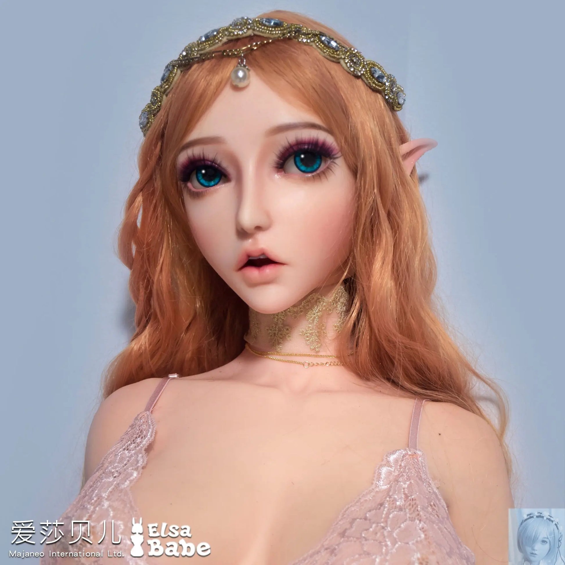 ElsaBabe 125cm 140cm 148cm 150cm 153cm Fantasy Style TPE or Platinum Silicone Sex Doll Suzuki Chihino Elsa Babe