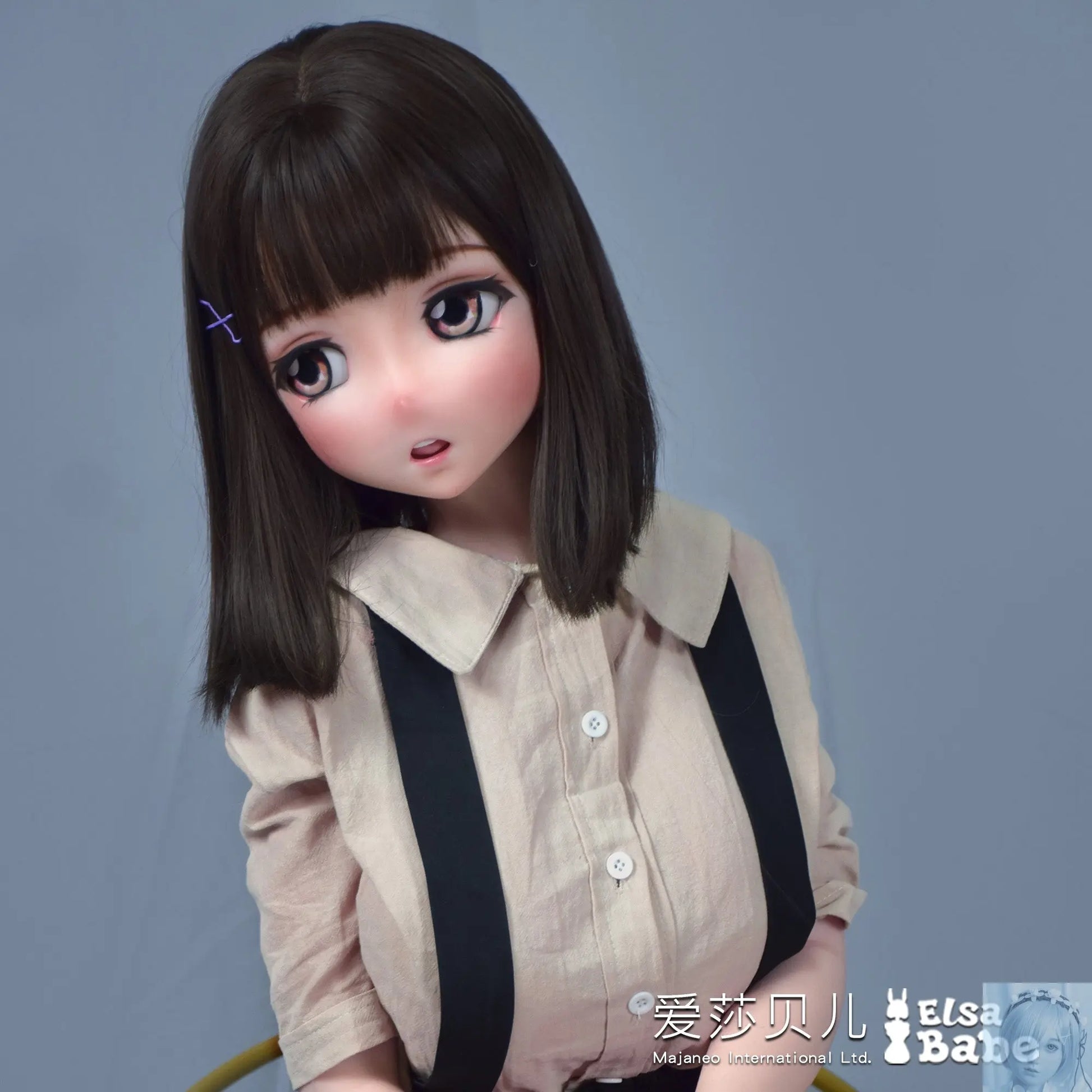 ElsaBabe 125cm 140cm 148cm 150cm 153cm Fantasy Style TPE or Platinum Silicone Sex Doll Tachibana Kotori Elsa Babe