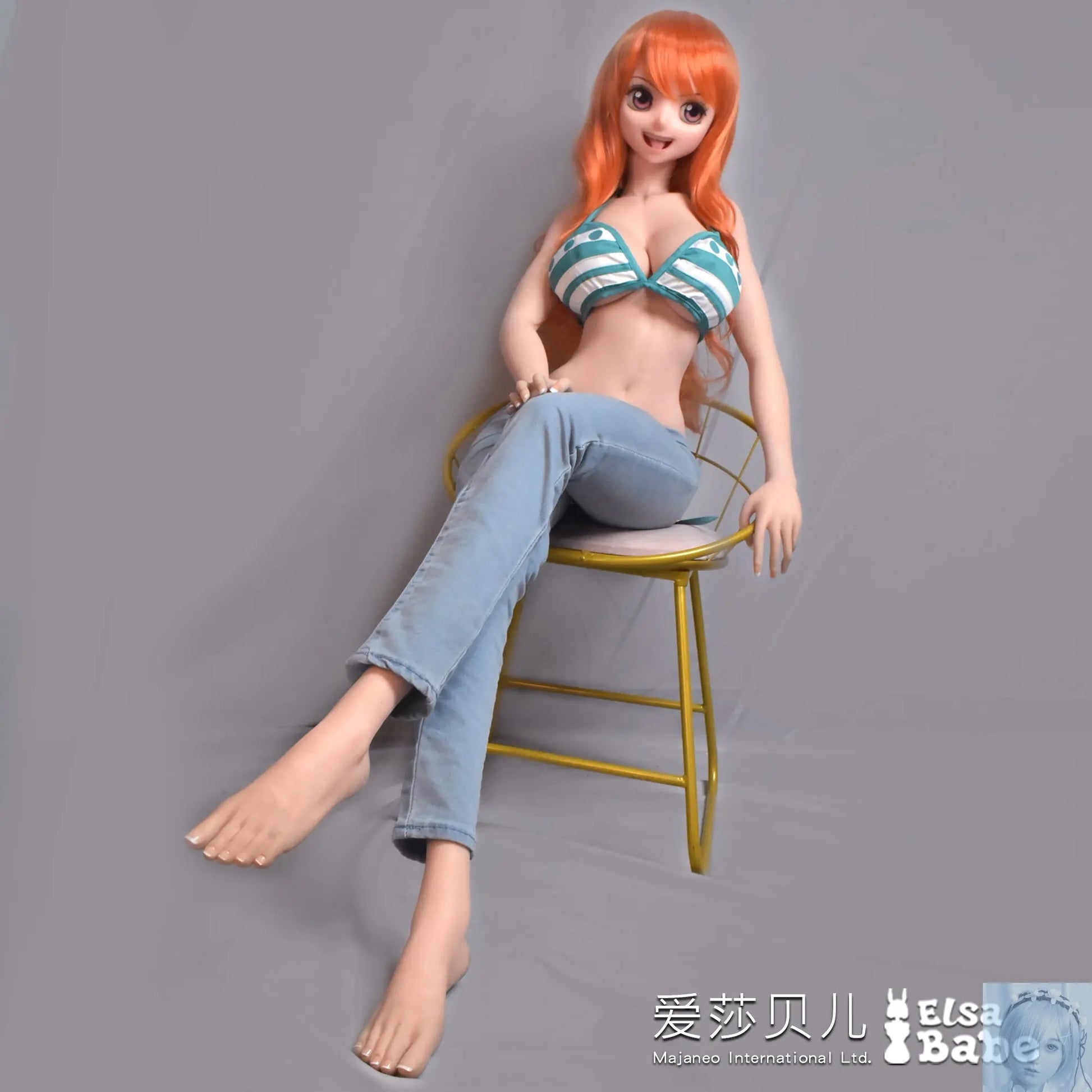 ElsaBabe 125cm 140cm 148cm 150cm 153cm Fantasy Style TPE or Platinum Silicone Sex Doll Tsurata Haruna Elsa Babe