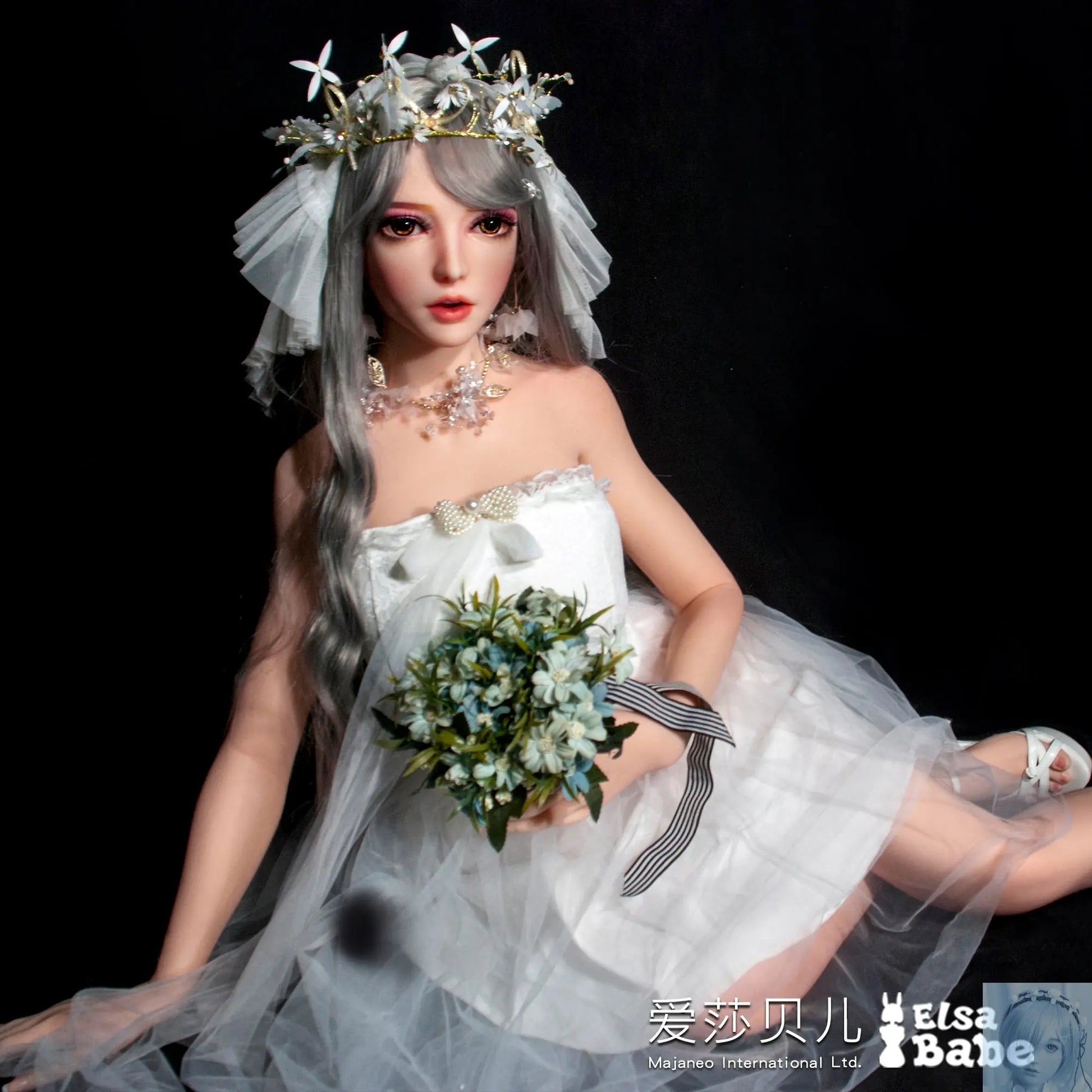 ElsaBabe 125cm 140cm 148cm 150cm 153cm Fantasy Style TPE or Platinum Silicone Sex Doll Yoshida Ayumi Elsa Babe