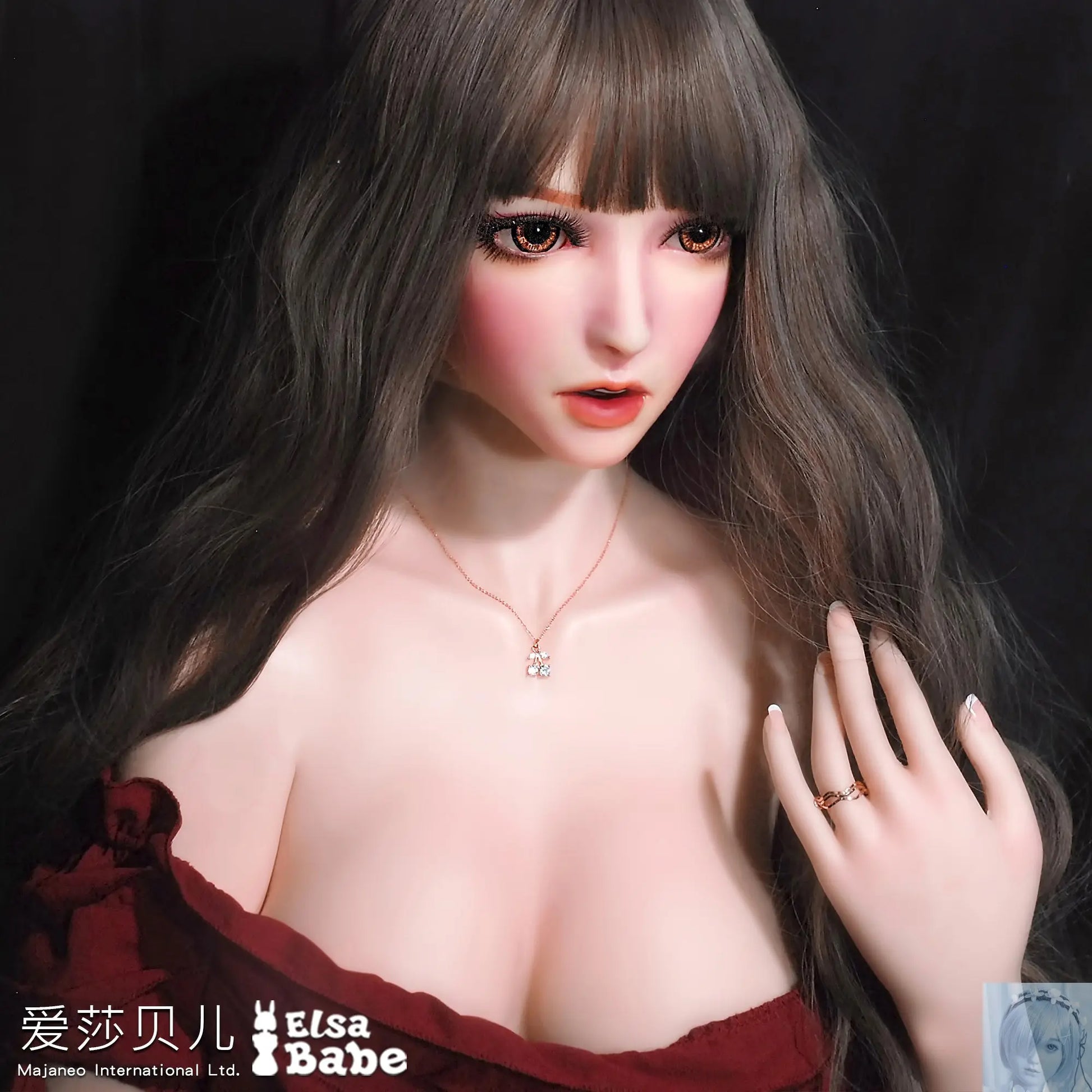 ElsaBabe 157cm 160cm 165cm Fantasy Style TPE or Platinum Silicone Sex Doll Aoi Ran Elsa Babe