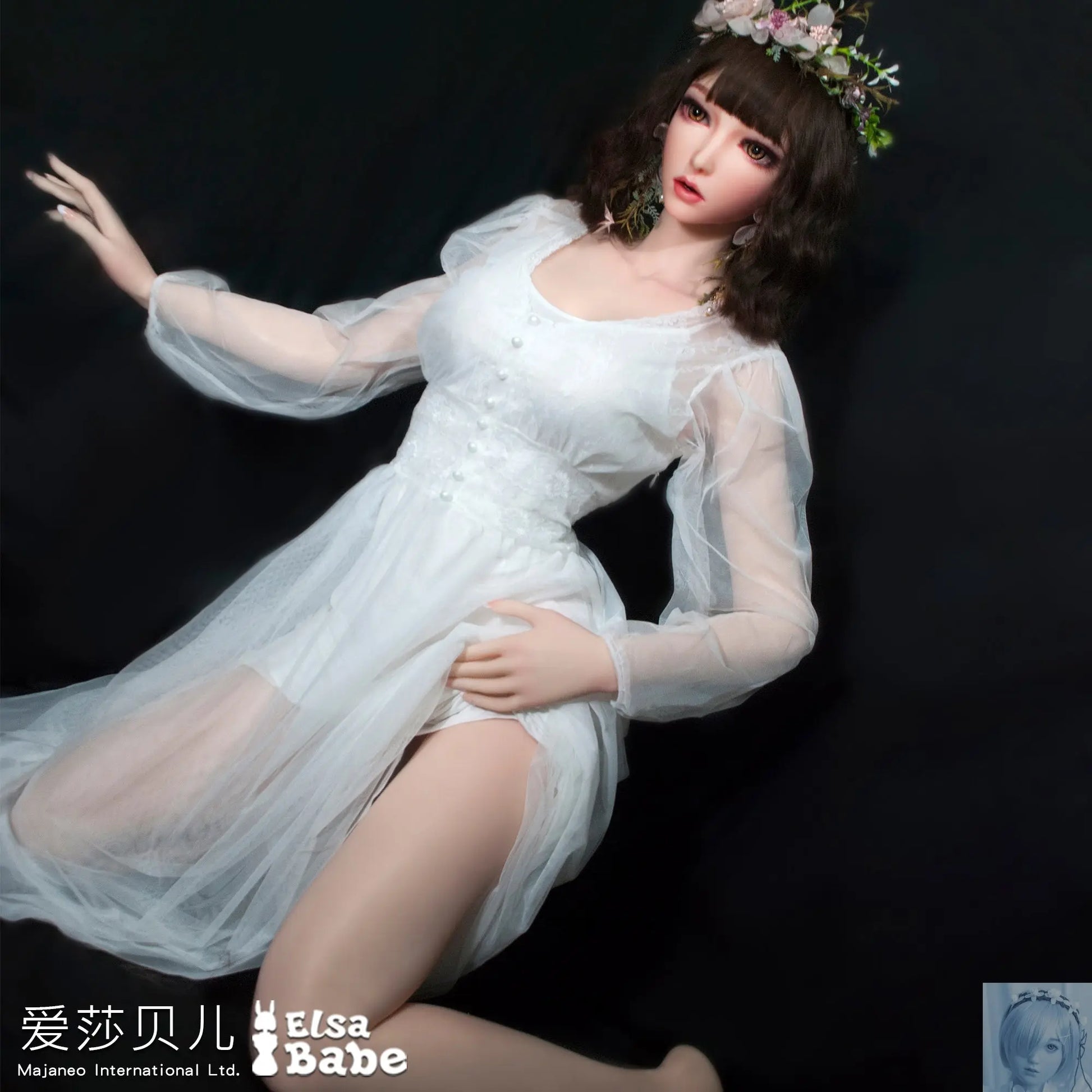 ElsaBabe 157cm 160cm 165cm Fantasy Style TPE or Platinum Silicone Sex Doll Hanyu Ruri Elsa Babe