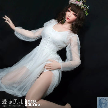 ElsaBabe 157cm 160cm 165cm Fantasy Style TPE or Platinum Silicone Sex Doll Hanyu Ruri Elsa Babe