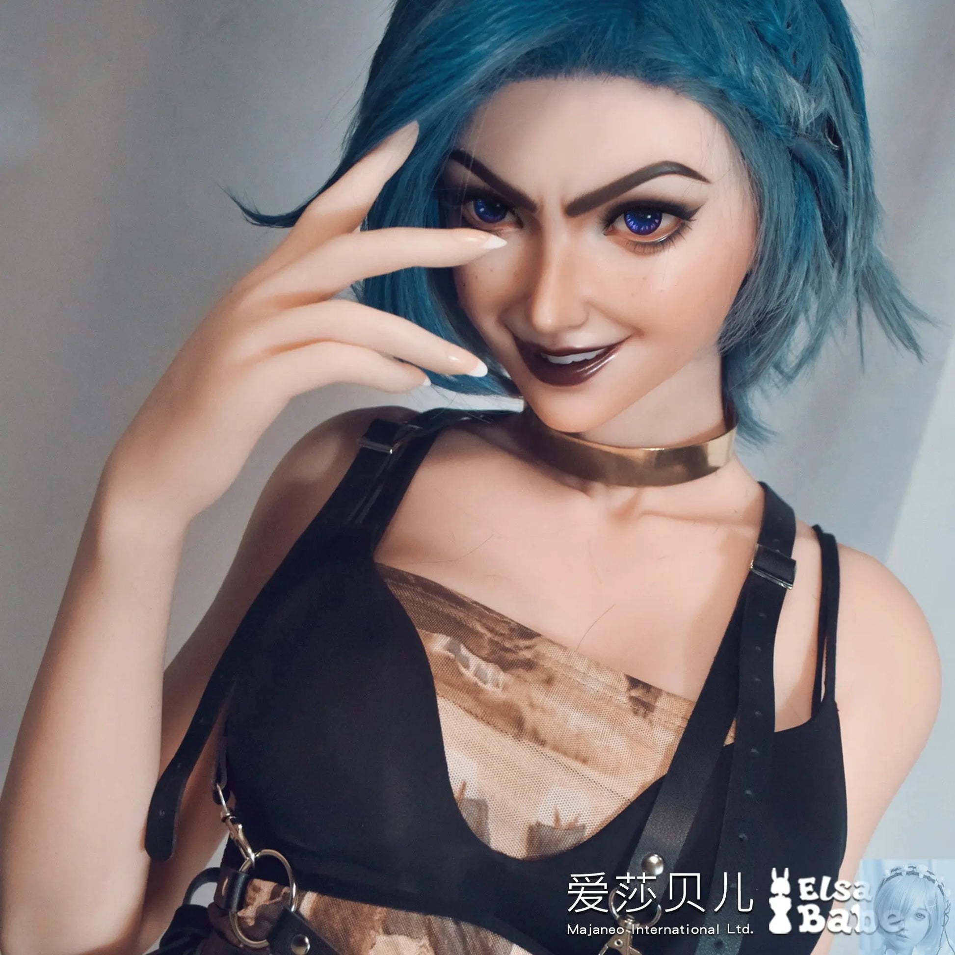 ElsaBabe 157cm 160cm 165cm Fantasy Style TPE or Platinum Silicone Sex Doll Kinsley Clark Elsa Babe