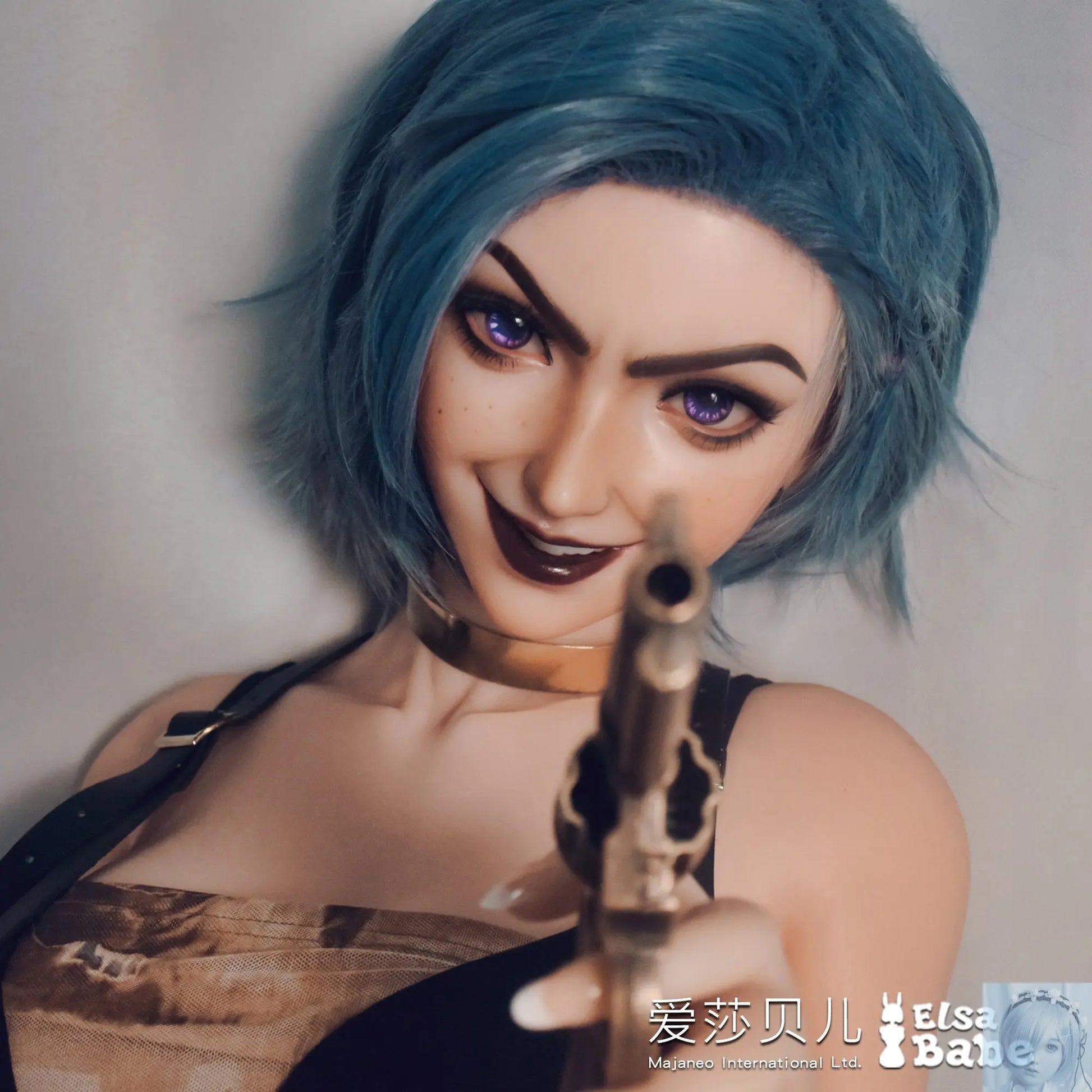 ElsaBabe 157cm 160cm 165cm Fantasy Style TPE or Platinum Silicone Sex Doll Kinsley Clark Elsa Babe