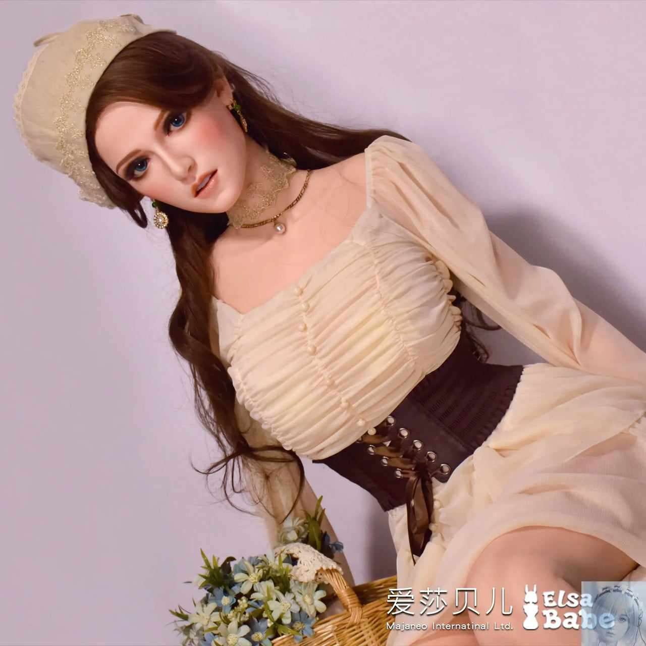 ElsaBabe 157cm 160cm 165cm Fantasy Style TPE or Platinum Silicone Sex Doll Lena Davis Elsa Babe